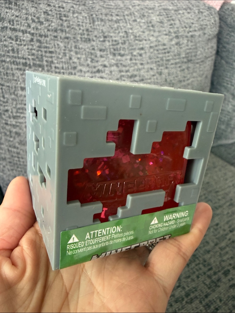 BNIB Official Minecraft Jelly Cube, Pink